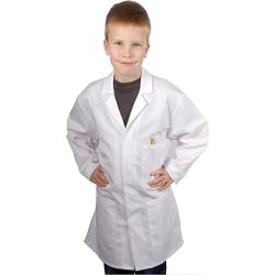 Forskerfrakk, barn