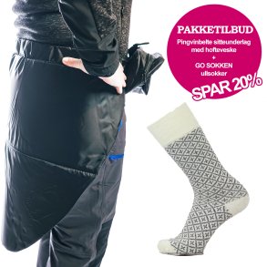 PAKKETILBUD PINGVINBELTE + ULLSOKKER