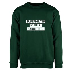 SUPERHELTER JOBBER I BARNEHAGE COLLEGEGENSER