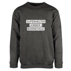 SUPERHELTER JOBBER I BARNEHAGE COLLEGEGENSER