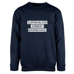 SUPERHELTER JOBBER I BARNEHAGE COLLEGEGENSER