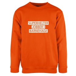 SUPERHELTER JOBBER I BARNEHAGE COLLEGEGENSER