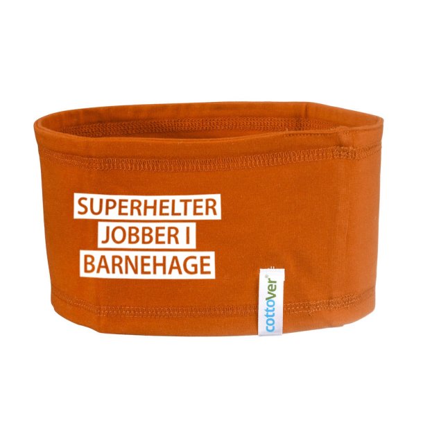 SUPERHELTER JOBBER I BARNEHAGE Fairtrade pannebnd