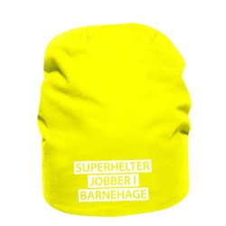 SUPERHELTER JOBBER I BARNEHAGE SACO LUE