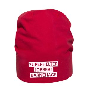 SUPERHELTER JOBBER I BARNEHAGE SACO LUE