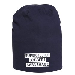 SUPERHELTER JOBBER I BARNEHAGE SACO LUE