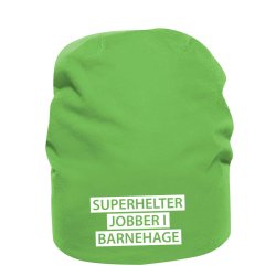 SUPERHELTER JOBBER I BARNEHAGE SACO LUE