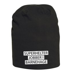 SUPERHELTER JOBBER I BARNEHAGE SACO LUE