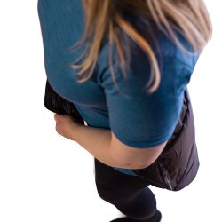 MERINOULL T-SKJORTE, DAME