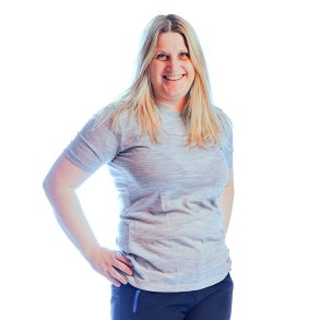 MERINOULL T-SKJORTE, DAME