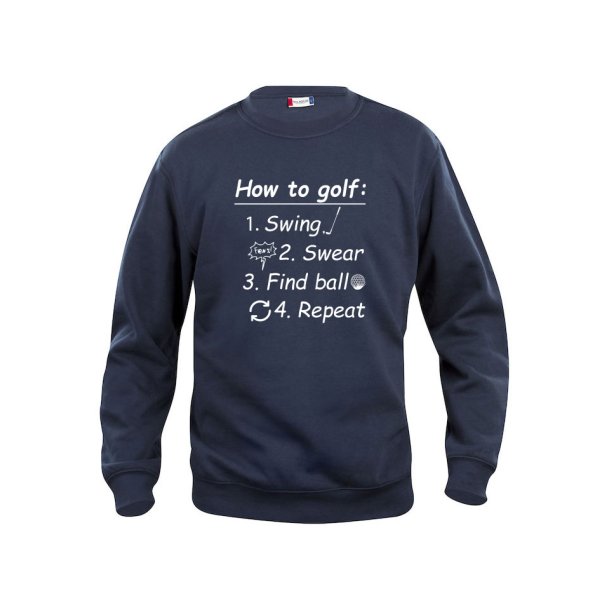 HOW TO GOLF ROUNDNECK