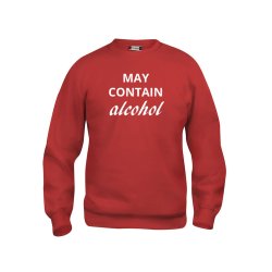 MAY CONTAIN ALCOHOL ROUNDNECK