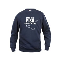 MAY THE FISH BE WITH YOU ROUNDNECK