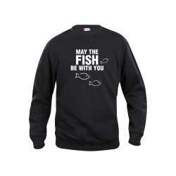 MAY THE FISH BE WITH YOU ROUNDNECK