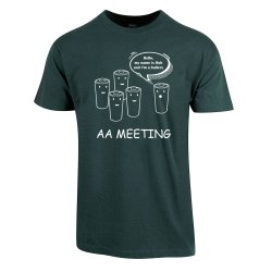 AA MEETING T-SKJORTE