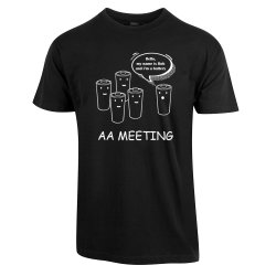 AA MEETING T-SKJORTE