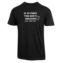 CALL YOUR DAD T-SKJORTE