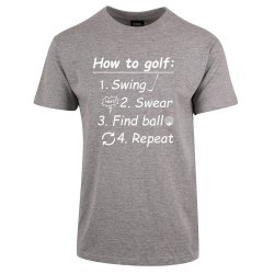 HOW TO GOLF T-SKJORTE