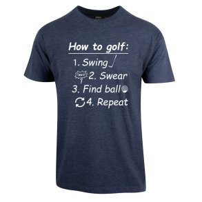 HOW TO GOLF T-SKJORTE