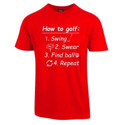 HOW TO GOLF T-SKJORTE