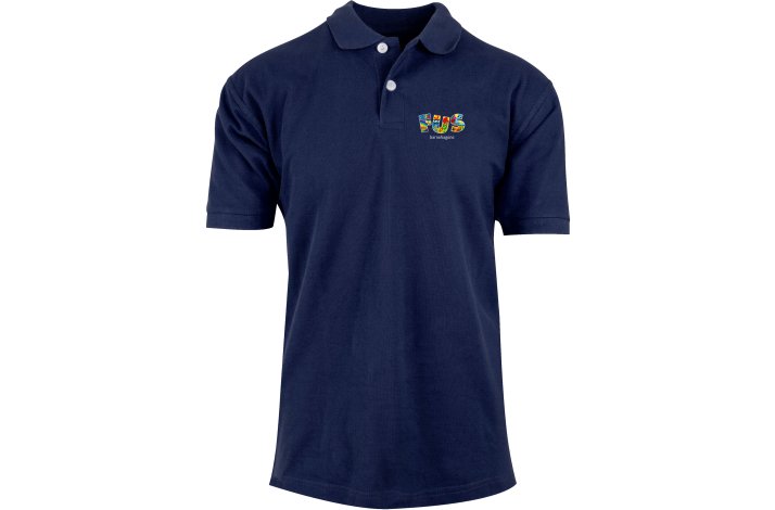 UNISEX PIQUE, MARINE