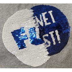 T-SKJORTE MED PALJETTMOTIV, UNISEX