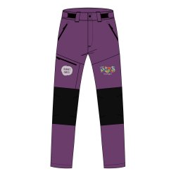SOFTSHELLBUKSE TYKK LILLA, DAME