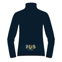 PILE FLEECEJAKKE MARINEBL, DAME