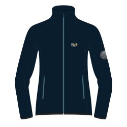 PILE FLEECEJAKKE MARINEBL, DAME