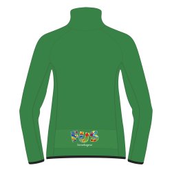 PILE FLEECEJAKKE GRNN, DAME