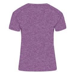 MERINOULL T-SKJORTE LILLA, DAME