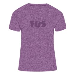 MERINOULL T-SKJORTE LILLA, DAME