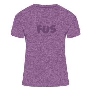 MERINOULL T-SKJORTE LILLA, DAME