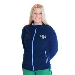 TYNN FLEECEJAKKE MARINE , UNISEX