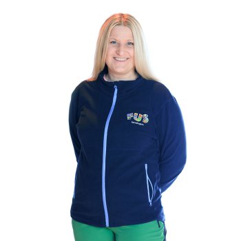 TYNN FLEECEJAKKE MARINE , UNISEX