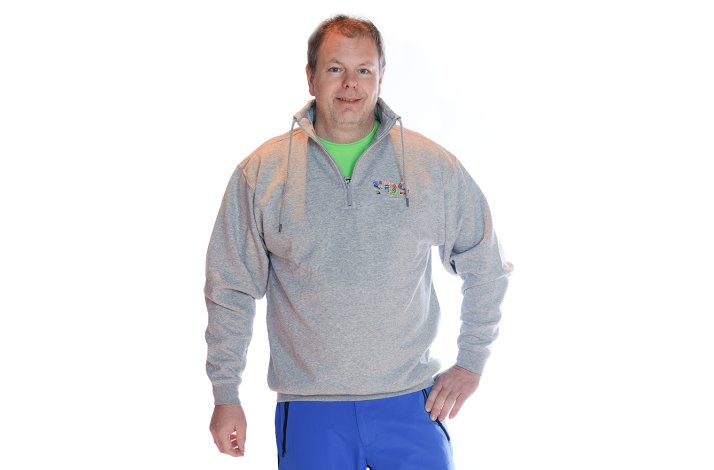 1/4 ZIP COLLEGEGENSER GR�MELERT 2026, UNISEX