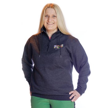 1/4 ZIP COLLEGEGENSER KOKSGR� 2026, UNISEX