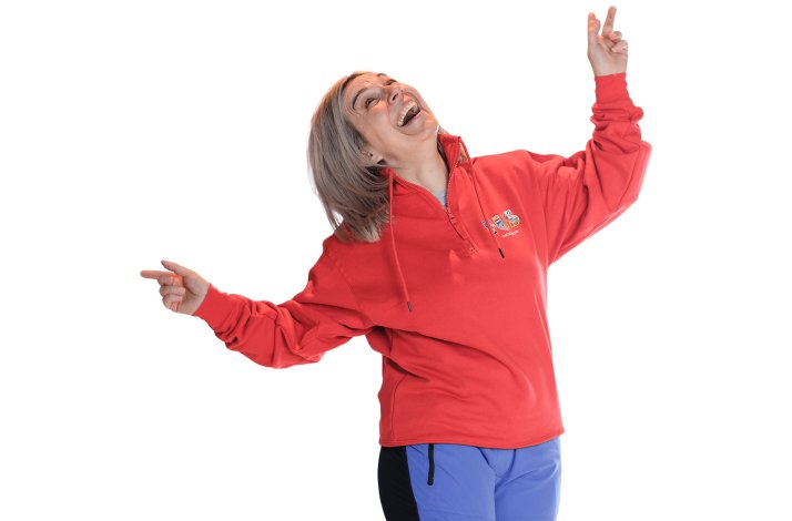 1/4 ZIP COLLEGEGENSER R�D 2026, UNISEX