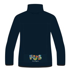 PILE FLEECEJAKKE MARINEBL, UNISEX