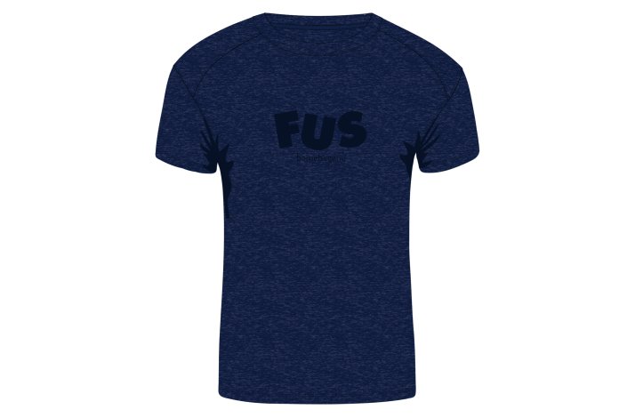 MERINOULL T-SKJORTE MARINE, UNISEX