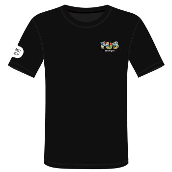 T-SKJORTER SORT, UNISEX