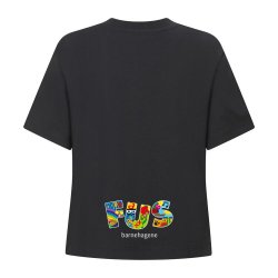 OVERSIZE T-SKJORTE SORT 2026, DAME