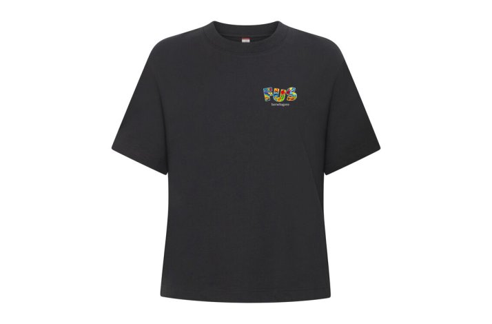 OVERSIZE T-SKJORTE SORT 2026, DAME