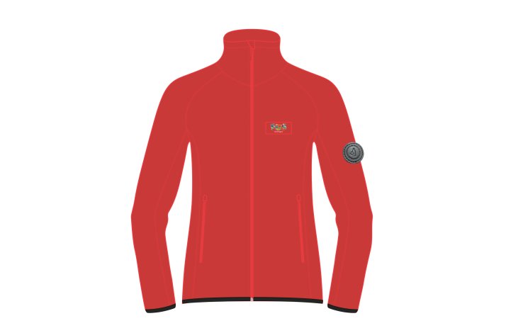 TYKK PILE FLEECEJAKKE R�D 2026, DAME