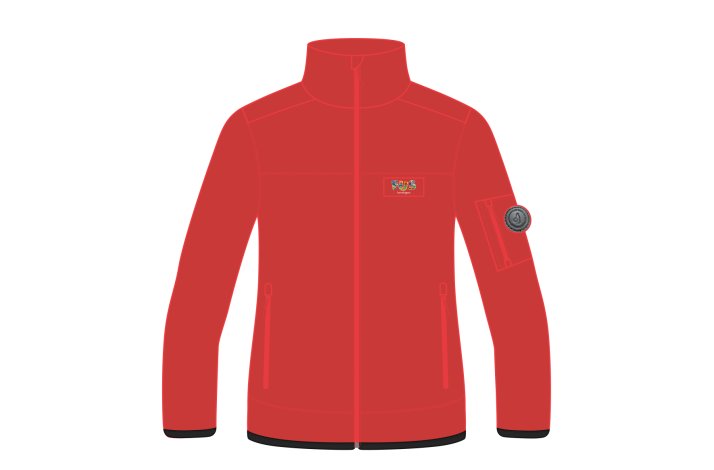 TYKK PILE FLEECEJAKKE R�D 2026, UNISEX