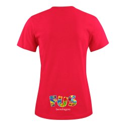 DAME T-SHIRT LETT, RD