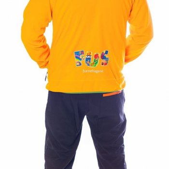 TYNN FLEECEJAKKE, ORANGE