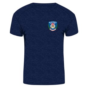 KARM�Y SKYTTERLAG MERINOULL T-SKJORTE MARINE, UNISEX