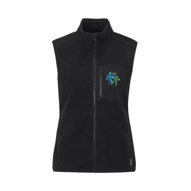 Samspill og Glede Roxby Pilefleece Vest, Dame