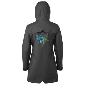 Samspill og Glede Lang skalljakke, Dame